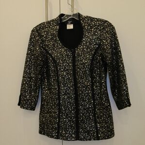 Gold/Black Libra Jacket Top